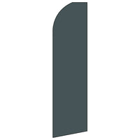 Swooper Banner Kit With Pole & Ground Spike, Grey-Banner is approximately 32" wide and 132" tall, however once fully assembled, pole reaches 16' above ground!