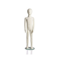 Can-Bramar RPFK 3-6 year old Soft Flexible Kid Mannequin, 41"H, 12"Dia Base, Fabric-Nude-Soft Flexible kid mannequin