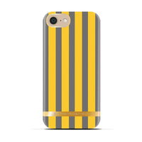 Richmond and Finch Classic Satin Case for iPhone 5, 5s, SE - Mustard Stripes-Silky-smooth matte finish