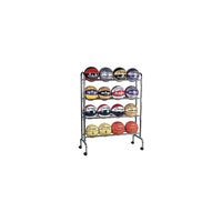 Champion Sports Ball Cart, 4 Tier-Size: 53"(H) x 17"(W) x 41"(L)