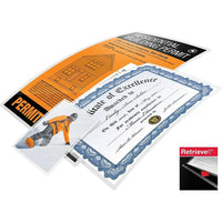 Swingline GBC RetrieveIt Premium Laminating Pouch, 9" x 14-1/2", 4 mil, Legal, 25 Pack-Legal Size