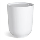 Umbra Step Waste Can, White-Swing Top Waste Can