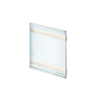 Azar Displays Adhesive-Back Nameplate, 6" x 6", 10 Pack (199620)-Sign holder