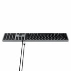 Satechi Slim W3 USB-C Wired Keyboard-0.4" H x 16.65" W x 4.5" D