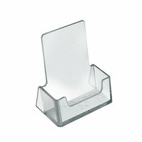 Azar Displays Vertical Business Card Holder, 10 Pack (252011)-Clear Acrylic