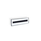 Azar Displays Wall Mount Nameplate Sign Holder with Magnetic Tape, 10 Pack (129915)-Clear Acrylic