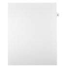 Mark Maker Legal Tabs - Letter Size - White - 1/15th cut - 25 tabs per package - 5 packages Pack - Number 63-White Single Tabs