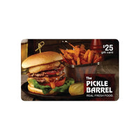 The Pickle Barrel $25 Gift Card-Redeemable as payment for purchases. Keep your receipt as proof of purchase. Protect the card like cash. Cannot be replaced if lost or stolen. Non-refundable. No cash value. Issued by Samba Days Experience Group Ltd. 1.888.987.2622. To check balance, visit www.sambadays.com/local. Card does not expire.