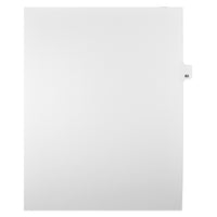 Mark Maker Legal Tabs - Letter Size - White - 1/25th cut - 25 tabs per package - 5 packages Pack - Number 83-White Single Tabs