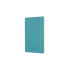 Moleskine Classic Plain Soft Cover Notebook, Blue Reef, 5" x 8.25"-Acid Free Paper