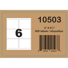 Labelcraft Products Zero Waste Labels - 4" x 3.33" - 900 Labels-6 labels per sheet, 150 sheets
