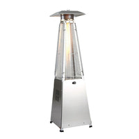 Zen Temp 4-Sided Glass Tube Table Top Patio Heater (ZT-PHT-200-SS)-Fuel Source:  Propane