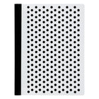 Oxford Punch Pop College  Composition Book – 9-3/4" x 7-1/2" – Ruled – 80 Sheets – Black-Turn up the fun with a tactile polka dot composition notebook sure to give you the feels