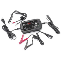 WeatherTech Battery Charger-Smart charger with 4step charging (qualitification, bulk charge, absorption, float) to optimally charge