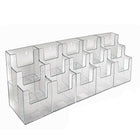 Azar Displays 3-Tier 15-Pocket Trifold Brochure Holder (252819)-Brochure holders