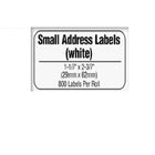 Brother DK1209 Small Address Paper Labels 1.1" x 2.4" (28.9 mm x 62 mm) - 800 Pack-Use in Brother direct thermal printers
