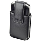 Roots Universal Leather Holster Case for X-Large Smartphone - Black-Compatible with iPhone 6 Plus and Samsung Galaxy Note 5