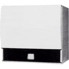 Roll or Single-Fold Towel Dispensers, 2 Pack-White Finish w/Lock