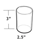 Azar Displays 2.5" Cup Display For Pegboard, 20 Pack (224055)-Perfect for eyeliner, lip liner, and lip gloss
