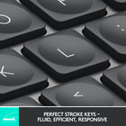 Logitech MX Keys Mini Wireless Illuminated Keyboard for Business - Graphite-Mini Size, Mighty, Powerful: A layout designed for effortless precision, with a minimalist form for an ergonomic keyboard that's portable and can travel wherever you get work done