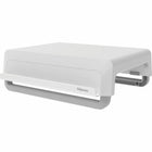 Fellowes Breyta Monitor Support - White-Device channel with charging access.