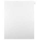 Mark Maker Legal Exhibit Index Tab White Single Tabs, 1/25th Cut, Letter Size, No Holes, Number 1, 25 Pack-White Single Tabs, 1/25th Cut