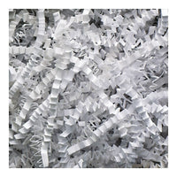 Spring Fill Crinkle Cut Shred - White - Case-Use less with this shred's "spring" design; conveniently packaged in 10 lb. boxes