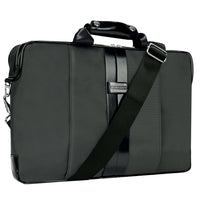 Vangoddy Laptop Shoulder Bag 13" - Grey/Black-Cushioned nylon material. Designed to bring all of your office essentials on the go