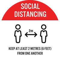 Mark Maker 12" Circular Floor Decal - Design 2412C - 4 Pack-Floor Decal