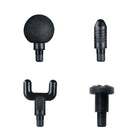 Mahli Cordless Muscle Massager - 4 Interchangeable Heads - Silver-Percussion therapy