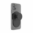 Popsockets Magsafe Phone Grip Black-Built-in magnets securely attach to MagSafe-compatible cases