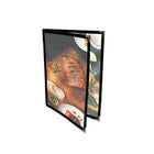 Futech 4-View Menu Holder BLK 8-1/2"W x 11"H, Black, 10 Pack-Trim Colour: Black
