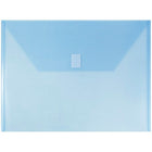 JAM Paper Plastic Envelopes with VELCRO Brand Closure, Letter Booklet, 9 3/4" x 13", Assorted Colours, 6 Pack (218V0ASSRT)-Quantity: 6/pack
