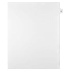 Mark Maker Legal Exhibit Index Tab White Single Tabs, 1/15th Cut, Letter Size, No Holes, Number 92, 25 Pack-White Single Tabs, 1/15th Cut