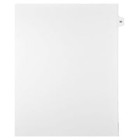 Mark Maker Legal Exhibit Index Tab White Single Tabs, 1/15th Cut, Letter Size, No Holes, Number 92, 25 Pack-White Single Tabs, 1/15th Cut