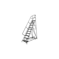 Tri-Arc Manufacturing All Directional Rolling Ladder, No. of Steps: 11, Platform Height: 110" (KDED111246)-No. of Steps: 11