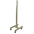 Azar Displays 62" x 23.5" x 16" Single Apparel Displayer (300900)-Base stands on four heavy duty locking wheels