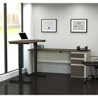 BESTAR Prestige + L-Desk including Electric Height Adjustable Table, White Chocolate/Antigua (99885-52)-With its wide range of products, it is ideal for every type of office.