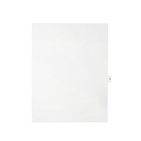 Mark Maker Legal Exhibit Index Tab White Single Tabs, 1/15th Cut, Letter Size, No Holes, Letter X, 25 Pack-White Single Tabs, 1/15th Cut