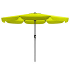CorLiving PPU-240-U Tilting Patio Umbrella, Lime Green-Grey/Black frame accented with UV resistant Lime Green umbrella