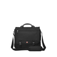 Swiss Gear 15.6" Laptop Messenger Bag - Black-600d Polytex