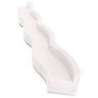 Flash Furniture HERCULES Alon Melrose LeatherSoft Reception Configuration - 7 Pieces - White-Contemporary Reception Set