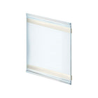 Azar Displays Adhesive-Back Nameplate, 8.5" x 8", 10 Pack (199628)-Sign holder