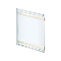 Azar Displays Adhesive-Back Nameplate, 8.5" x 8", 10 Pack (199628)-Sign holder