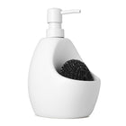 Umbra Joey Ceramic Soap Pump Scrubby, White (330750-660)-Soap Pump