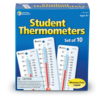 Learning Resources - Thermomètre pour élève, 20/paquet (LER0302)-Groupe d’âge et niveau : De 8 à 13 ans
