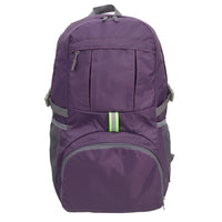 Nicci Foldable Backpack - Purple-Purple - Polyester