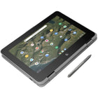 HP Chromebook X360 11.6" 2-in-1 Touch Refurbished Laptop - Intel Celeron N4000 - 32 GB EMMC - 4 GB RAM - Chrome OS - Grey-Ports: 2 x USB 3.2 Gen 1 Type-A, 2 x USB 3.2 Gen Type-C, 1 x HDMI, 1 x Headphone/Microphone Combo, Slot: 1 x MicroSD Card Reader
