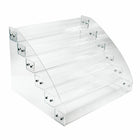 Eddie's Six Tier Acrylic Display Caddy - 12-1/4" W x 10-1/2"D x 8-1/2"H - Clear - 2 Pack-Display Caddy