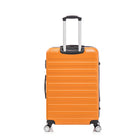 TOSCANO EMINENTE 20" Hardside Carry On Luggage - Burnt Orange-ABS Hardshell